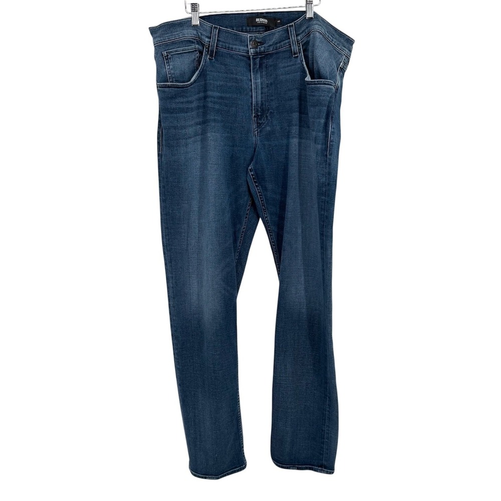 Hudson Mens Jeans Size 40‎ Blue Straight Leg Stretch Denim Pants